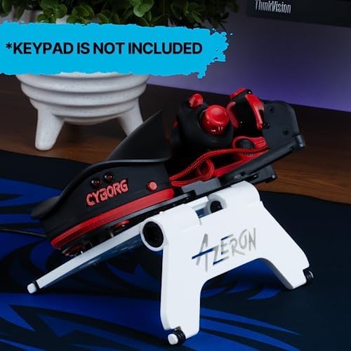 AZERON 3D Printed Adjustable Magnetic Stand Compatible with Cyborg II, II Compact, and Classic Models (White) - Image 3
