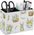 Pen Container Feathers Chicken Eggs Baskets Cakes Flowers Rabbit Stackable Space‑Saving Caddy,Art‑Craft with Standard Desk‑Size by Unknown