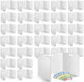 30 Pcs Desk Dividers for Students Plastic Durable and Waterproof Privacy Folders Shields Test Dividers(30pcs White) by ZSMKJIAYE