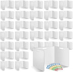 30 Pcs Desk Dividers for Students Plastic Durable and Waterproof Privacy Folders Shields Test Dividers(30pcs White) by ZSMKJIAYE