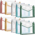 Epakh 10 Pcs Plastic Expanding File Folders, Mixed Colors, Horizontal by Epakh