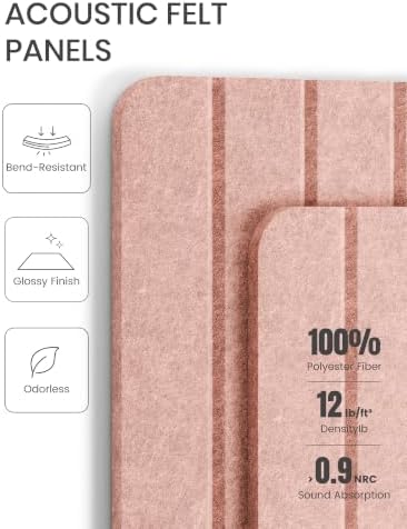 Large Arched Felt Bulletin Board 35.4''×23.6'', Pink - Image 5