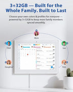 Digital Calendar 12.3 Inch Wall Planner with Video Calling, Smart Interactive Touchscreen with Calendar Sync, Chore Charts, Photo Display, SOS, Wall & Desk Mountable, Great for Organizing Routines - Image 3