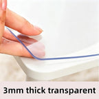Clear PVC Desk Mat 31.5x61in, 3mm Desk Protector Pad for Wooden Craft - Image 6