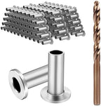 BLIKA 150 Pack Stainless Steel Protector Sleeves for 1/8" 5/32" or 3/16" Deck Cable Railing, for Wood/Composite Posts, T316 Marine Grade by BLIKA