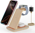 3 in 1 Wireless Charging, Wireless Charger Stand for Multiple Apple Devices, Wireless Charger for iPhone 17 16 15 14 13 12 11 Pro Max XS XR 8, Apple Watch 11 9 8 7 6 SE 5 4 3 2, AirPods 3/2/Pro by ServeYouTheBest