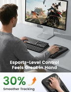 Vaydeer Keyboard Stand and Mouse Pad Set, Soft Memory Foam Wrist Rest - Image 4