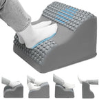 Foot Rest for Under Desk with Massage Dots, 3-Tier Foot Stool, Grey by FFOGH
