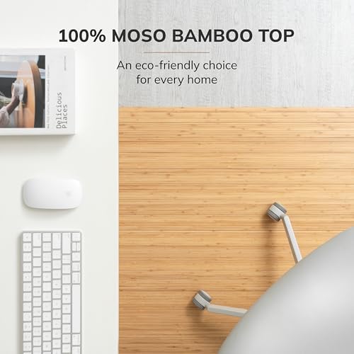 Anji Mountain 48" x 36" Bamboo Office Chair Mat for Carpet & Hardwood Floor - Image 3