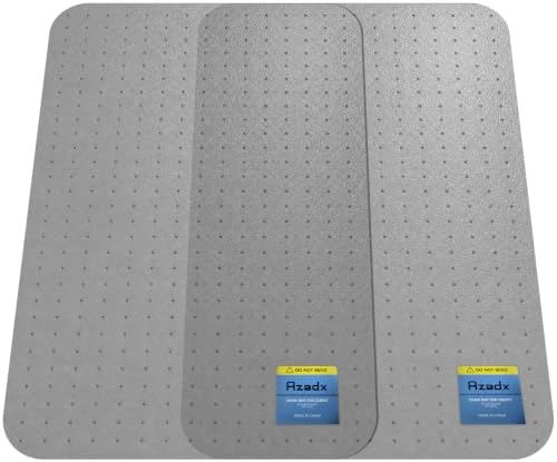 Azadx Heavy Duty Office Chair Mat for Carpet 32" x 48" Hard Material by Azadx
