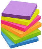 Sticky Notes 3x3 in, Bright Colors Self-Stick Pads, 48 Pads, 90 Sheets/Pad - Image 2