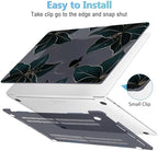 Mektron Case for MacBook Pro 16 Inch A2141 Cover 2019 Release 16" with Liquid Retina Display/Touch ID, Plastic Hard Shell with Keyboard Skin & Screen Protector & Dust Plug, Floral C218 - Image 3