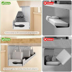 KEEGH Under Desk Cable Management Tray 48 in, Large Cord Hider, White - Image 3