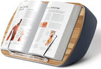 ERGONOV Lap Beanbag Book Stand for Hands Free Reading Comfortable Reading Pillow Stand Minimize Neck Strain Perfect Idea for Book Lovers in Dorm Room or Anywhere Else with Bookseat(Gray) by ERGONOV