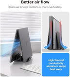Spigen Vertical Laptop Stand Holder for Desk - Image 6