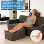Version that Modern Pouf Ottoman,Relax Stool,Floor Poufs for Couch - Image 6