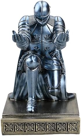 Windbreaker Soldier Knight Pen Holder Personalized Desk Accessory Blue - Image 2