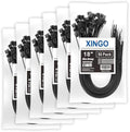 XINGO 18 Inch Black Large Zip Ties Heavy Duty 300 PACK, 330 LBS Ultra Exclusive Strong Plastic Wire Ties, Large Cable Ties Extra Long Tie Wraps For Indoor and Outdoor Use by XINGO