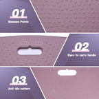 3/4 inch Thick Premium Anti Fatigue Mat with Massage Points, Ideal Standing Pad for Office & Home, Perfect Standing Desk Mat with Handle, Comfort Kitchen Floor Mat (Purple, 17" x 22") - Image 3