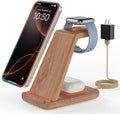 3 in 1 Wireless Charging, Wireless Charger Stand for Multiple Apple Devices, Wireless Charger for iPhone 17 16 15 14 13 12 11 Pro Max XS XR 8, Apple Watch 11 9 8 7 6 SE 5 4 3 2, AirPods 3/2/Pro by ServeYouTheBest