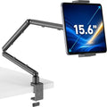 iPad Holder For Desk, Adjustable Tablet Arm iPad Desk Mount with C-Clamp by TeQable