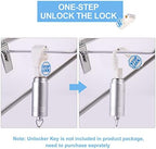 LeaGerous 200 Pcs Magnetic Peg Hook Stop Lock 6mm, Display Hook Magnet Security Locks Compatible with 4.5-5.9mm pegboard for Retail Store and Shopping Center (White) - Image 5