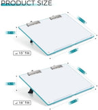 TOWON A3 Desktop Dry Erase Board with Adjustable Stand, Aqua Blue Back - Image 2