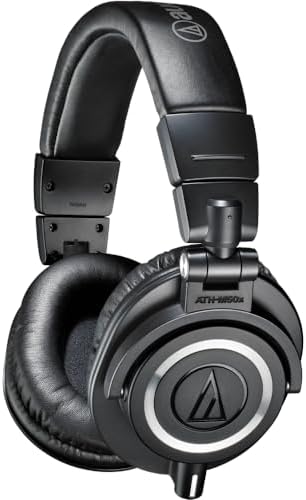 Audio-Technica ATH-M50x Closed-Back Monitor Headphones | Black Bundle - Image 2