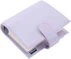 Moterm Pocket Luxe Rings Planner - Genuine Leather Binder Organizer (30mm Ring, Pebbled-Lavender) by Moterm