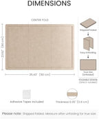 Fluxynara 35.4" x 23.6" Bulletin Board, Taupe - Image 2