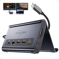 MacBook Docking Station Dual Monitor 4K@60Hz, PD100W, Audio for Home Office by PULWTOP