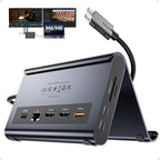 MacBook Docking Station Dual Monitor 4K@60Hz, PD100W, Audio for Home Office by PULWTOP