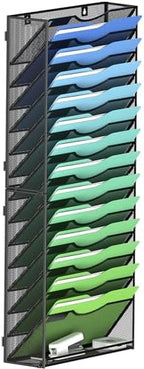 Kuntine.B Wall File Organizer Office Hanging Magazine Holder Wall File Organizer for Office Home by KuntineB