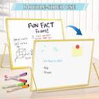 16" x 12" Double-Sided Magnetic White Board Dry Erase Board & 8 Colors Magnetic Dry Erase Markers - Image 4