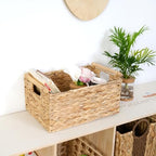 KINGWILLOW Large Storage Baskets, Rustic Decor Small Desk Basket - Image 2