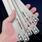 Metal Zip Ties Heavy Duty Outdoor, 40 Inch Large cable ties, 880Lb 20PK by ABSupus