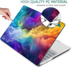 Mektron Case for 13.5" Microsoft Surface Laptop 5/4/3 with Metal Palm Rest Model 1951/1868, 2019/2021/2022 Release Plastic Hard Shell Cover with Screen Protector + Keyboard Cover, Rainbow Cosmic - Image 5