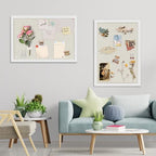 AKTOP White Cork Bulletin Board with Linen 18" X 24" - Image 3