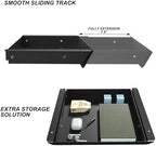 Under Desk Mounted Sliding Drawer with 60 Degree Tilt Panel to Pull Out, 15'' Long & 9'' deep Large Storage Organizer for Sit Stand Workstation - Image 3