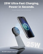 GOWATT 25W Qi2.2 Magnetic Charger Stand MagSafe Compatible for iPhone - Image 2