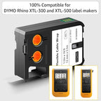 2 Pack Compatible for Dymo XTL Labels 1868806 1/2" Black on White - Image 2
