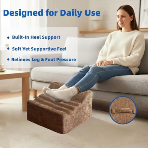 Foot Rest for Under Desk at Work, Non-Slip Office Foot Stool - Image 6