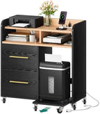 YITAHOME File Cabinet with Charging Station by YITAHOME