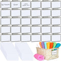 Zonon 30 Pack Metal Basket Labels Clip for Storage Bins by Zonon