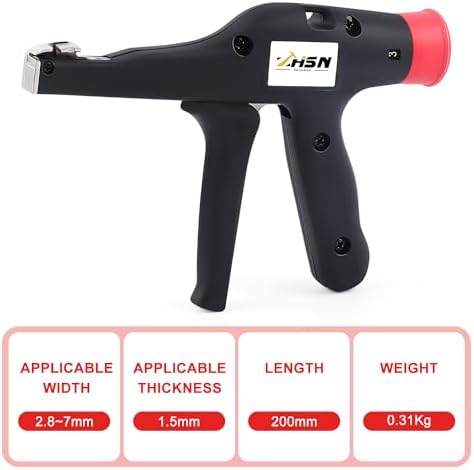 Zhushan Automatic Cable Tie Gun - Tightening and Cutting Tool - Image 2