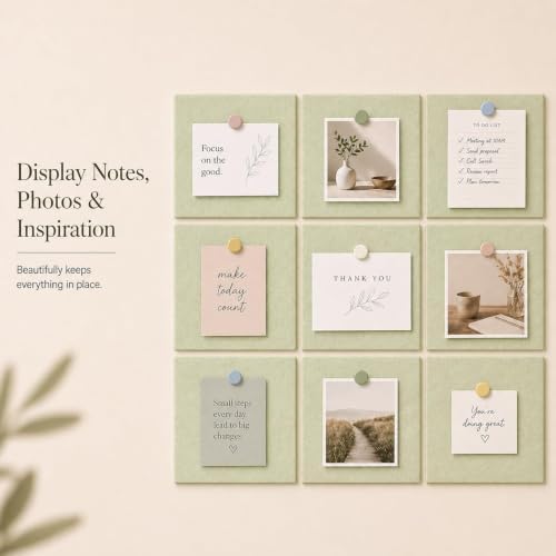 Felt Bulletin Board Tiles, Cork Board Alternative, 48 x 36 in - Image 4