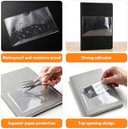TOTiyea Clear Adhesive Pockets 200 Pack 3"×5",Strong Adhesive Backing - Image 3