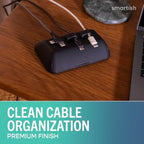 Smartish Magnetic Cord Holder, Bigger Cable Wrangler, Office Desk Organizer - Image 2