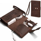 Personalized Pouch for Chargers and Cords | Personalized organizer pouch by Artelica