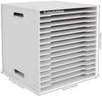 Literature Organizer with Adjustable Shelves, 15 Compartments Mail Sorter & Paper Organizer - Vertical Desktop Mailbox for Office, Classroom, Home, Mailroom Organization, White, PVC Material - Image 4